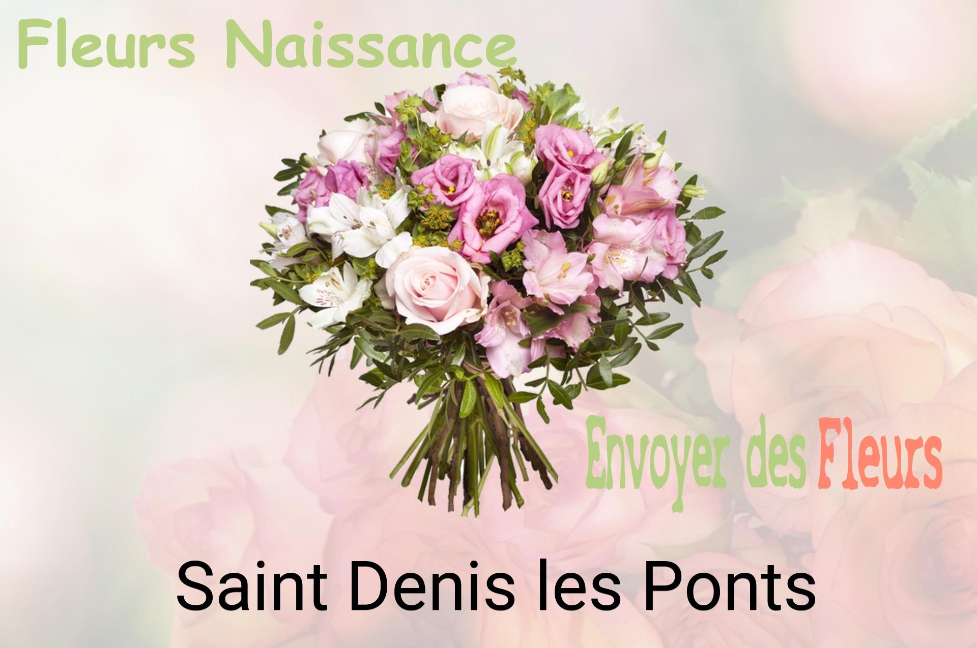 Bouquet de fleurs de naissance livré à Saint-Denis-les-Ponts